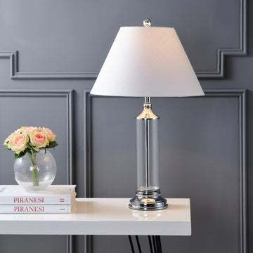 Astor 29" Glass LED Table Lamp - JONATHAN Y